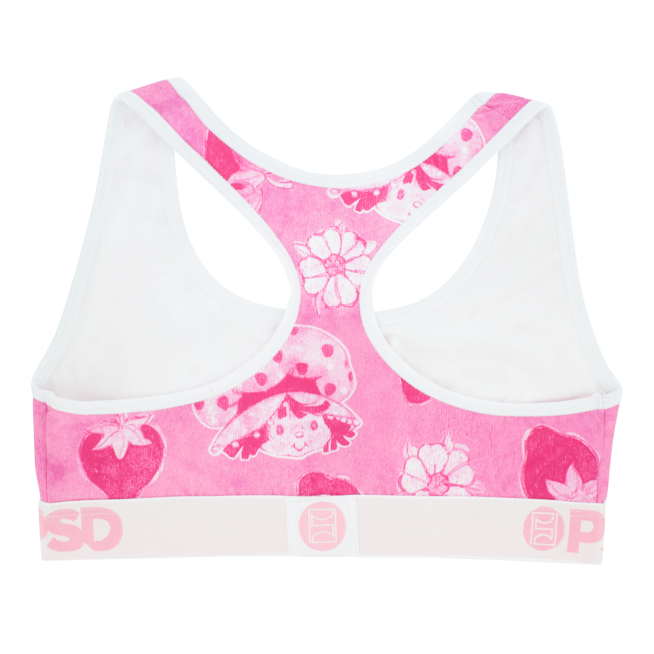 Strawberry Shortcake Watercolor Sketch PSD Sports Bra